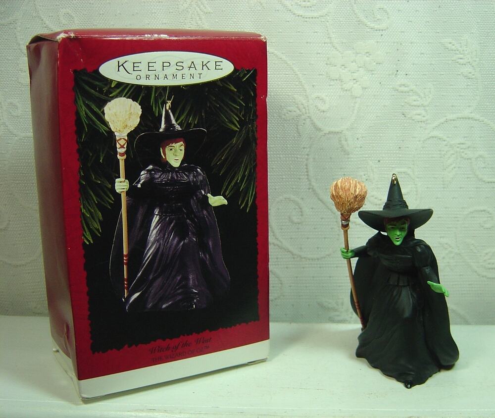 VINTAGE HALLMARK ORNAMENT-WITCH OF THE WEST THE WIZARD OF OZ-1996-WITH BOX